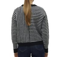Pull Beige/Noir Femme Vero Moda Ranus vue 2