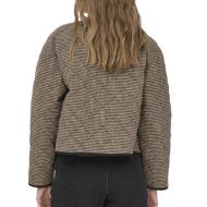 Veste Beige/Marron Femme JDY Quilted Shacket vue 2