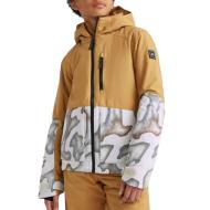 Manteau de Ski Orange/Blanc Garçon O'Neill Texture Jacket pas cher