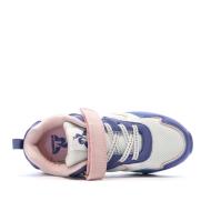 Baskets Rose/Bleu Fille Le Coq Sportif Lsc Runner vue 4