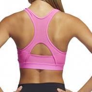 Brassière Rose Femme Adidas Believe vue 2
