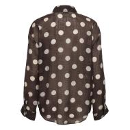 JDY Fay Women’s Brown Polka Dot Shirt Photo of the Espace des Marques %store% store - view of %key%