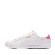 Baskets Blanche/Rose Femme Puma Vikky Lopro pas cher