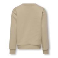 Sweat Beige Fille Kids ONLY Koglinna City vue 2