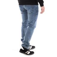 Jean Bleu Délavé Homme Noir Paname Brothers 200 vue 2