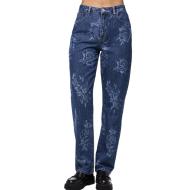 Jean Droit Bleu Femme Pieces Flora pas cher