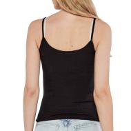 Débardeur Noir Femme Tommy Hilfiger Script Strappy vue 2