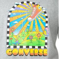 T-shirt Gris Homme Converse Flying vue 3