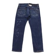 Jean Skinny Bleu Foncé Garçon G-Star Kids 3301 vue 2