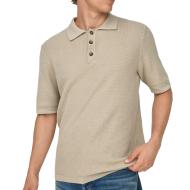 Polo Beige Homme Only & Sons Seric Reg