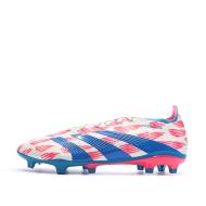 Chaussures de football Blanc/Bleu/Rose Homme Adidas Predator League pas cher