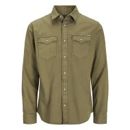 Chemise Kaki Homme Jack & Jones Heridan vue 3