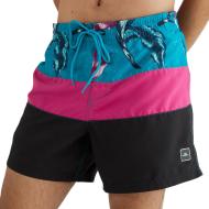 Maillot de bain Turquoise/Rose/Noir Homme O'Neill Frame pas cher