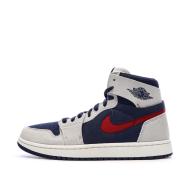 Nike Air Jordan 1 Zm Air Bleu/Gris Homme Nike pas cher