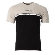 T-shirt Noir/Gris Homme Fila Tape