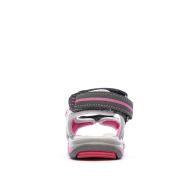 Sandales Grises/Rouges Bébé Kimberfeel Missi vue 3