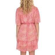 Robe Orange/Ecru Imprimé Femme JDY 15317318 vue 2