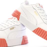 Baskets Blanc/Orange Femme Carina 2.0 vue 7