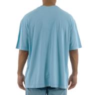 T-shirt Bleu Femme Calvin Klein Jeans Monologo vue 2