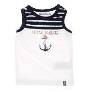 Débardeur Blanc Bébé Little Marcel LMEV0028 pas cher