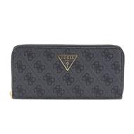 Portefeuille Noir Femme Guess Laurel Around