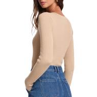 Pull Beige Femme Morgan MBANBIN vue 2