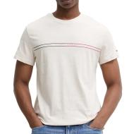 T-Shirt Blanc Homme Tommy Hilfiger Slim Entry Graph