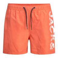 Short de Bain Orange Garçon Jack & Jones Double Logo