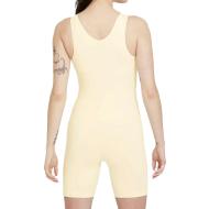 Combishort Jaune Femme Nike Icon Clash vue 2
