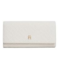 Portefeuille Blanc Femme Tommy Hilfiger Icon Flap pas cher