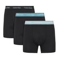 X3 Boxers Noir/Bleu Homme Calvin Klein Jeans Trunk 3p