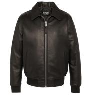 Blouson Cuir Marron Homme Schott LCDETROIT pas cher