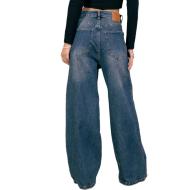 Jean Baggy Bleu Femme Monday Premium Wide Leg vue 2