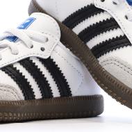 Zapatillas blancas para bebé/niño Adidas Samba OG Cf El I ver 7