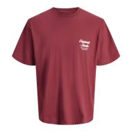 T-Shirt Rouge Homme Jack & Jones Norrebro