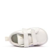 Baskets Blanches Fille Puma Stitching vue 4