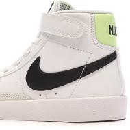 Baskets Blanches/Noires Garçon Nike Blazer Mid '77 vue 7