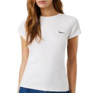T-Shirt Blanc Femme Pepe jeans PL506037