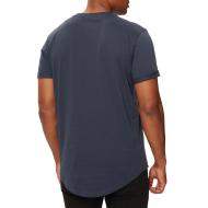 T-shirt Gris Homme Calvin Klein Jeans Badge Turn Up J30J323482 vue 2
