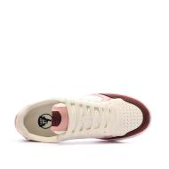 Baskets Blanc/Rose Femme Jott River vue 4