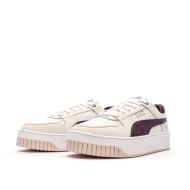 Chaussures Beige/Bordeaux Femme Puma Carina Street VTG vue 6