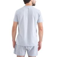 Pyjama Gris Homme Calvin Klein Jeans Poplin vue 2