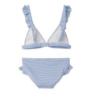 Maillot de bain 2 pièces Bleu/Blanc Fille Name It Zannah vue 2