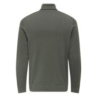 Pull Col roulé Gris Homme Only & Sons Reg 12 vue 2