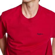 T-shirt Rouge Homme Pepe jeans Contrast vue 2