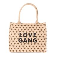 Beige/Brown Beach Bag Gérard Pasquier Love affordable