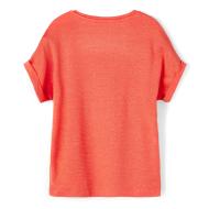 T-Shirt Orange Fille Name It KYRRA vue 2
