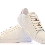 Baskets Blanches Femme Guess Rosenna vue 7