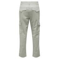 Pantalon Cargo Gris Clair Homme Only & Sons Dean vue 2