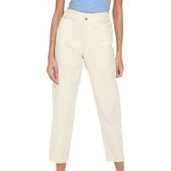 Jean Loose Écru Femme JDY Zizzy pas cher